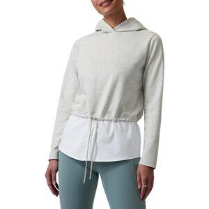Athleta Gallery Pullover Hoodie Top Heather Athleisure Streetwear - Small
